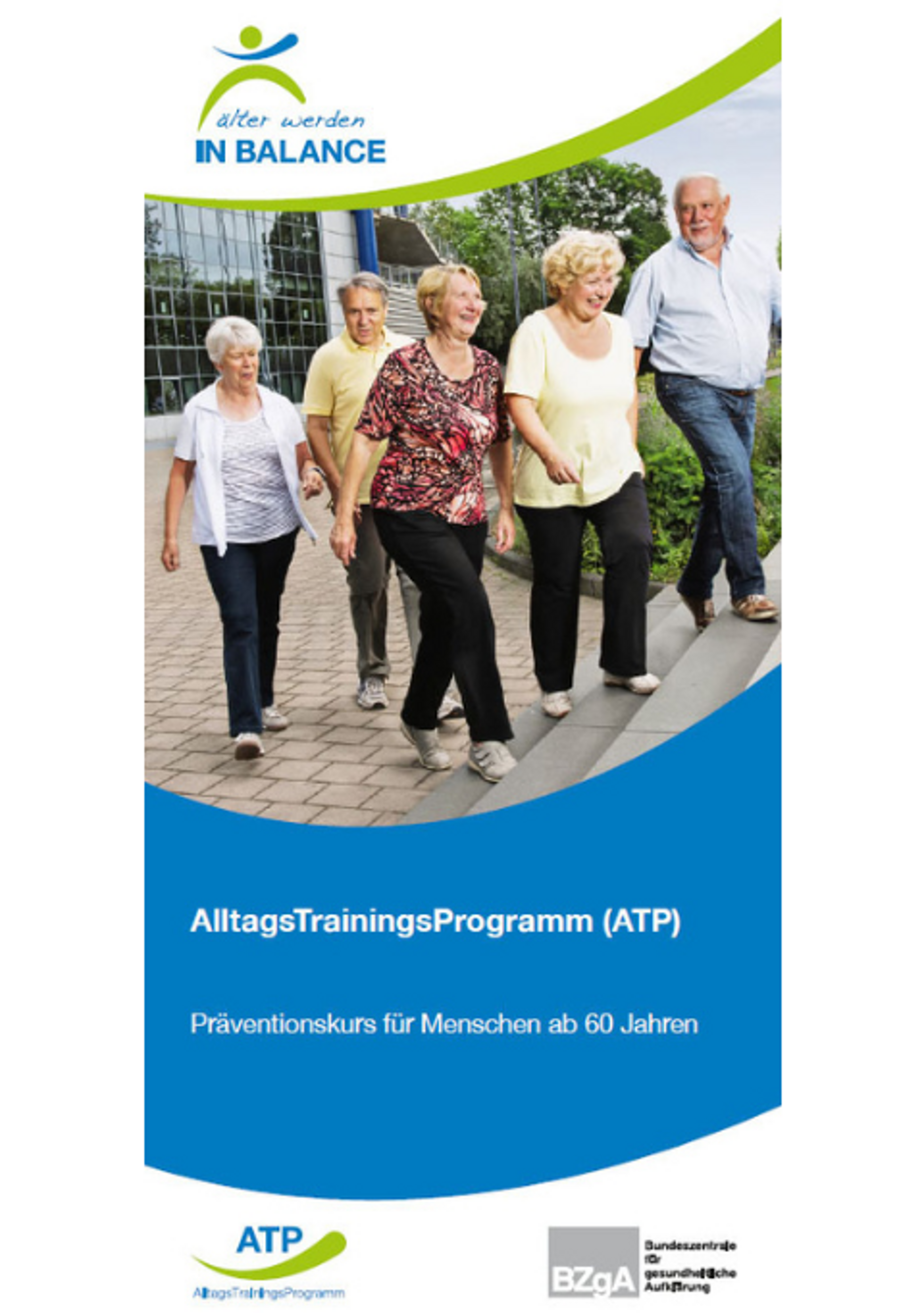 Cover Flyer zum Präventionskurs AlltagsTrainingsProgramm (ATP)