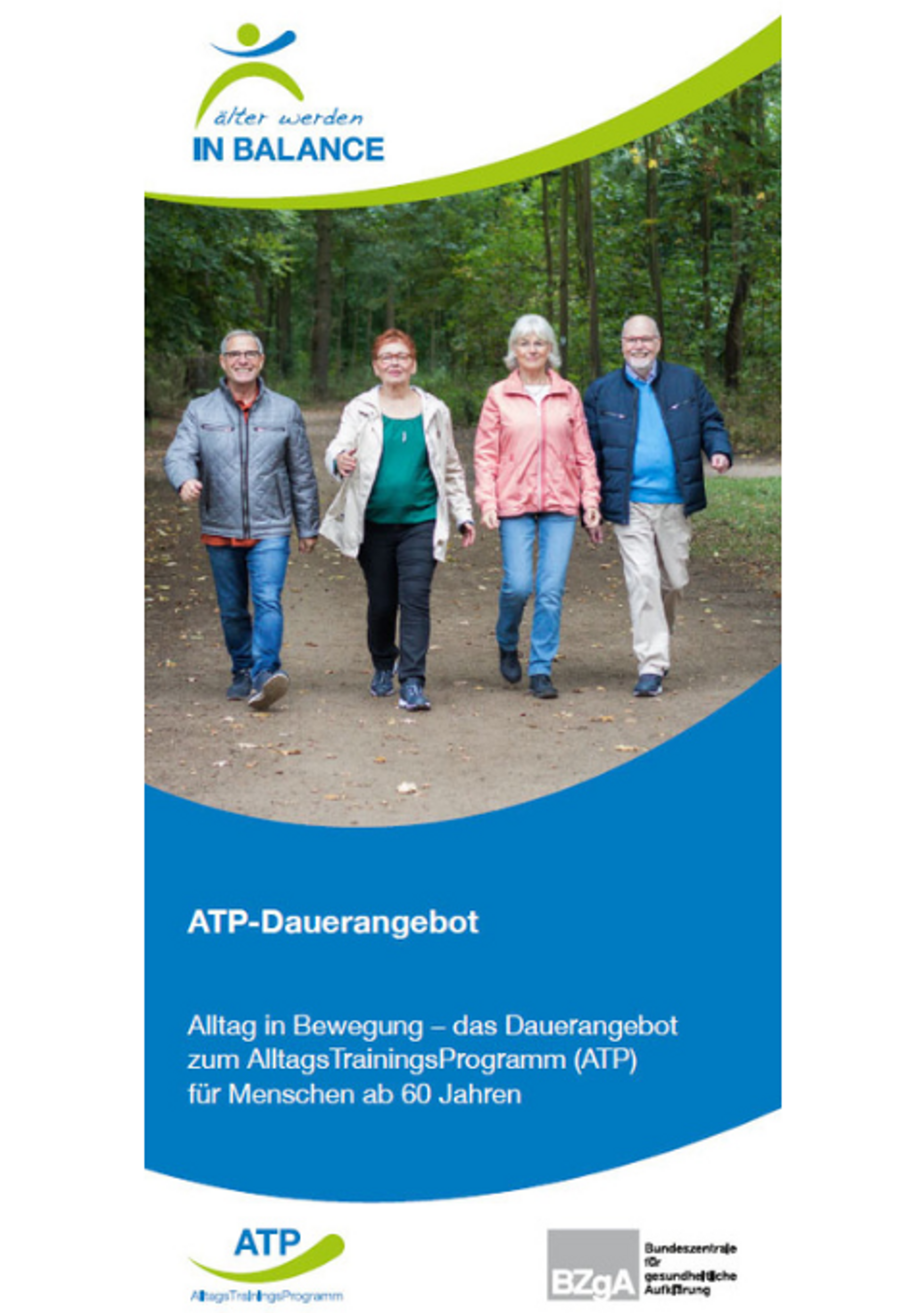 Cover Flyer zum Dauerangebot AlltagsTrainingsProgramm (ATP)